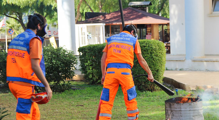 DAÜ İletişim Fakültesi’nden Acil Durum Tatbikatı