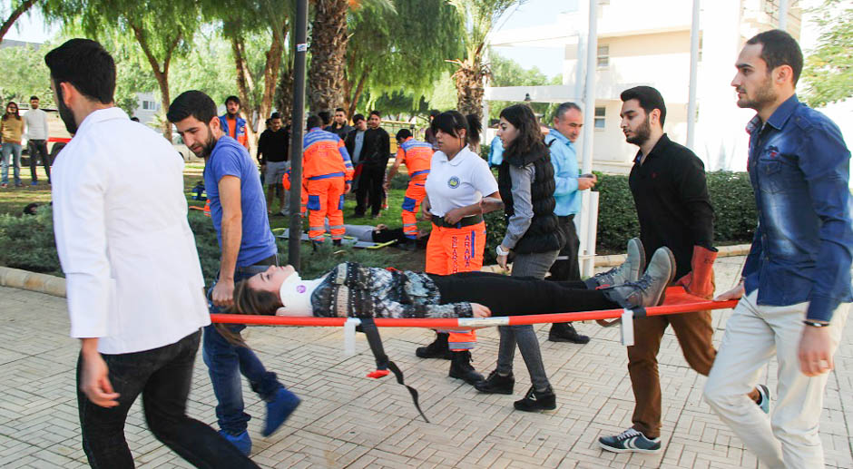 DAÜ İletişim Fakültesi’nden Acil Durum Tatbikatı