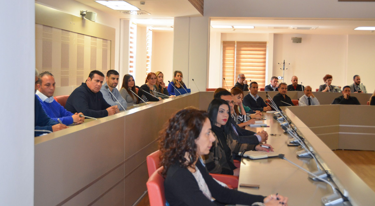 Senate Hall Meeting. EMU Underwent ISO 9001:2008 and ISO 10002:2014 Inspections