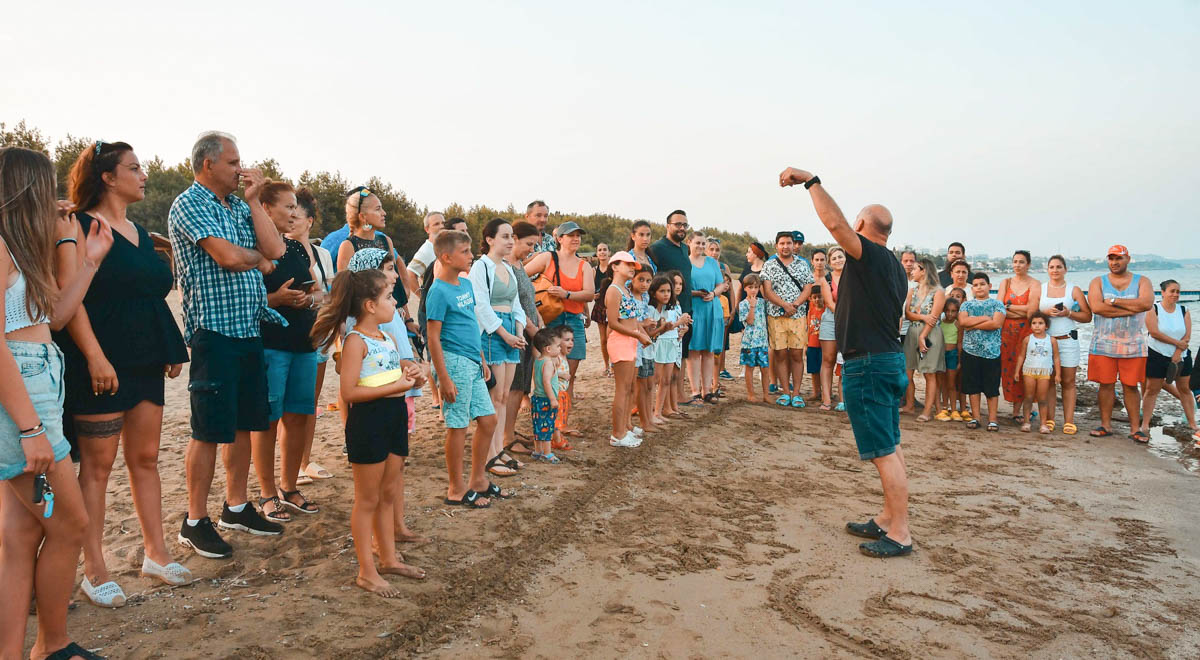DAÜ SAGM Yavru Caretta Caretta’ları Denizle Buluşturdu