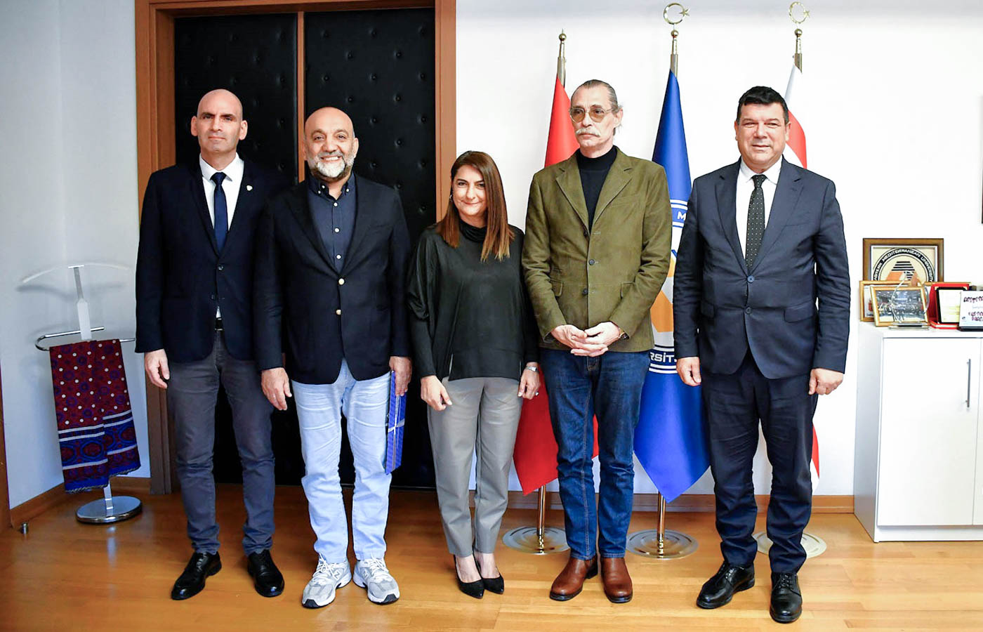 Erdal Beşikcioğlu Visits to Rector’s Office