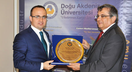 DAÜ Rektörü Abdullah Y. Öztoprak AK Parti Milletvekili Bülent Turan