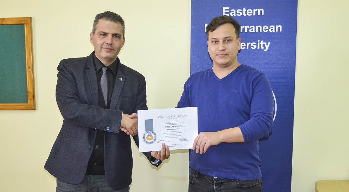 EMU Department of Foreign Language Education & Department of Computer Education and Instructional Technologies Award Successful Students