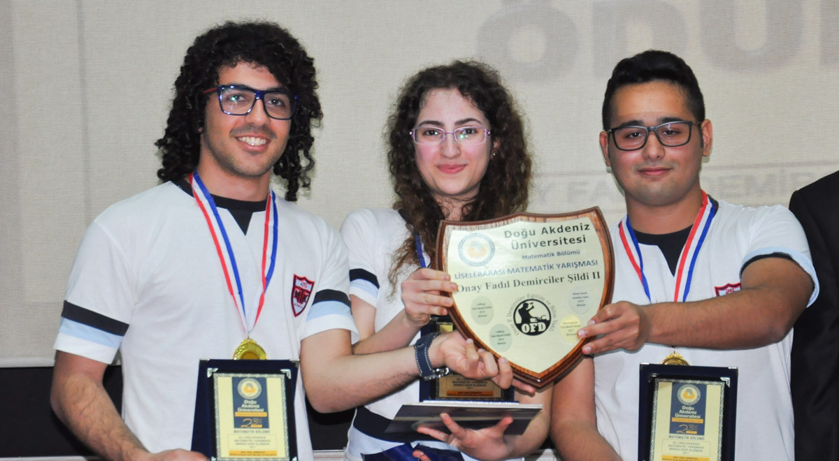 DAÜ 23. Liselerarası Matematik Yarışması'nı Gazimağusa Türk Maarif Koleji Kazandı