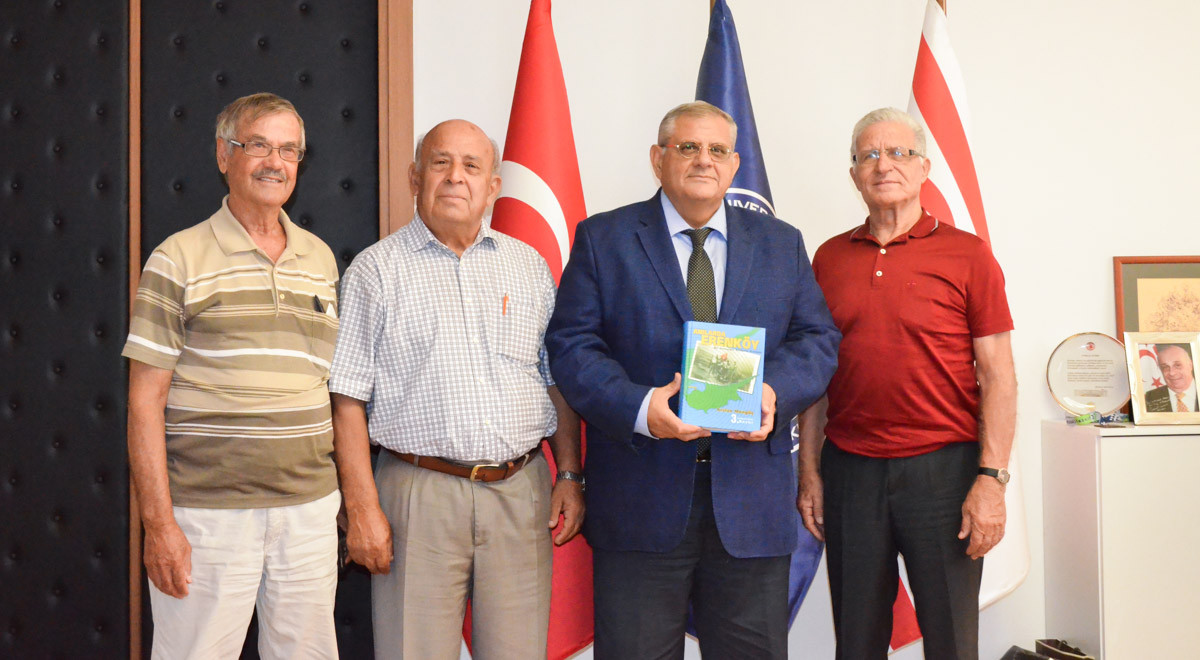 Erenkoy Turkish Cypriot Soldiers Association Visits EMU Rector Prof. Dr. Necdet Osam
