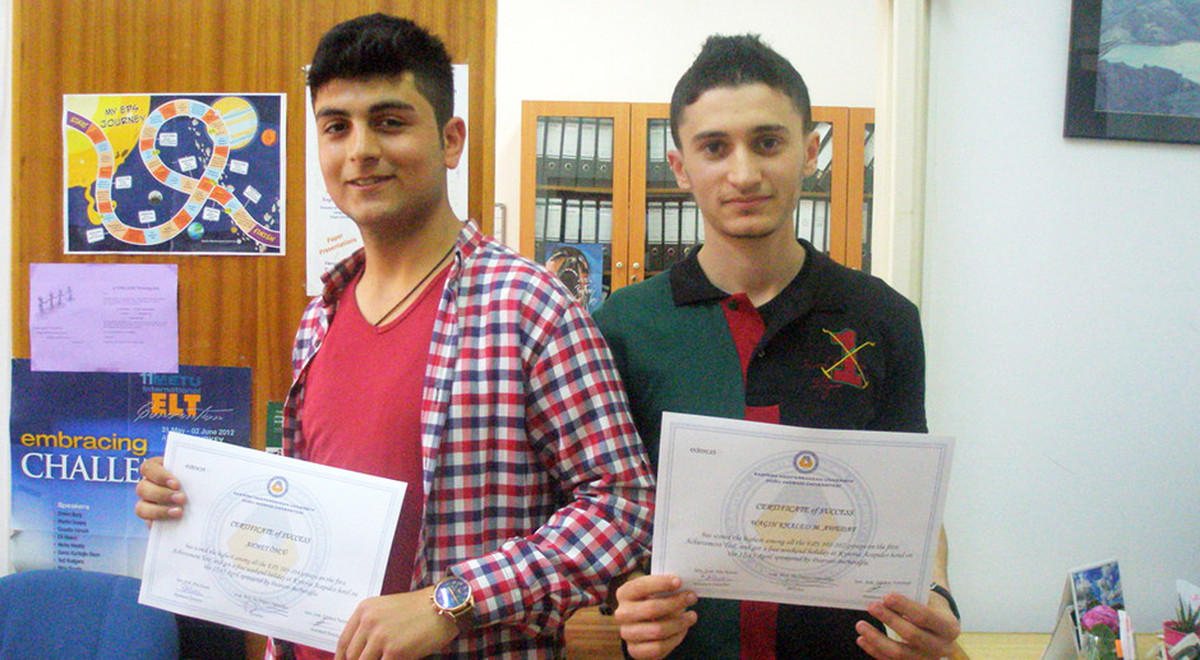 EMU Foreign Languages and English Preparatory School Awarded a Holiday for Successful Students