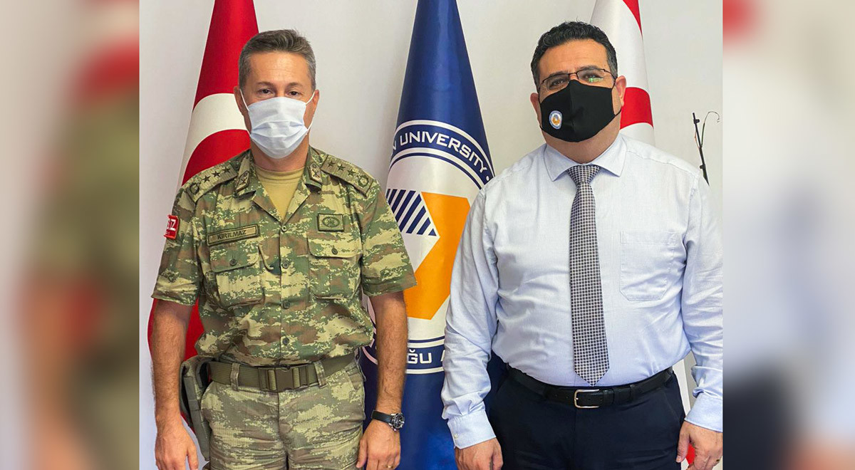 Famagusta Central Commander Artillery Colonel Visits EMU Rector | News ...