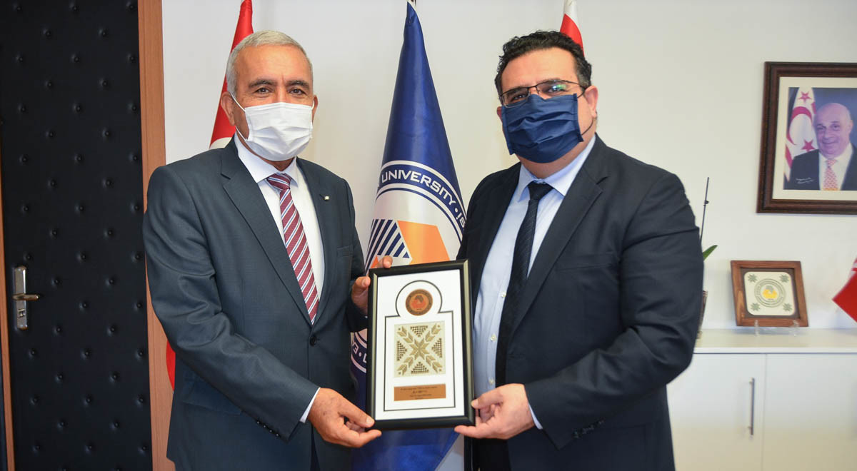 ITU TRNC Rector Prof. Dr. Cumali Kınacı Visits EMU Rector Prof. Dr. Aykut Hocanın