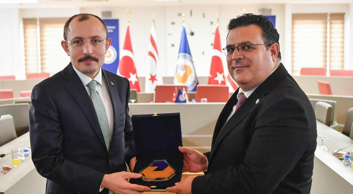 Turkish Republic Minister of Trade Dr. Mehmet Muş Visits EMU