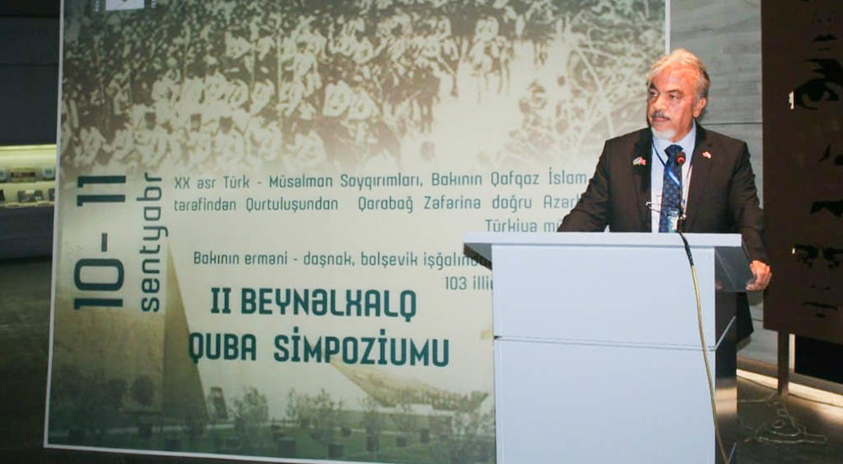 DAÜ ATAUM Başkanı Yrd. Doç. Dr. Göktürk, “Uluslararası Soykırım Sempozyumu”Na Davetli Konuşmacı Olarak Katıldı