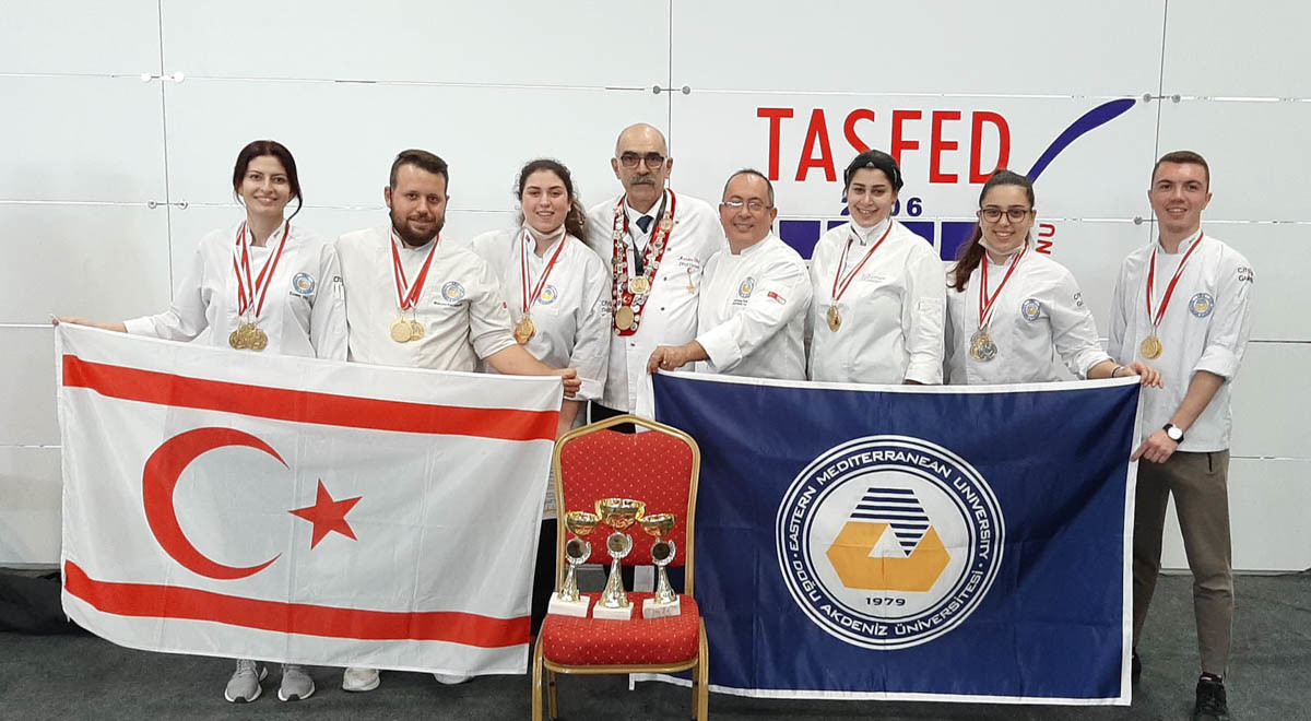 Students of EMU Faculty of Tourism, Gastronomy and Culinary Arts Department Collect Medals and Trophies
