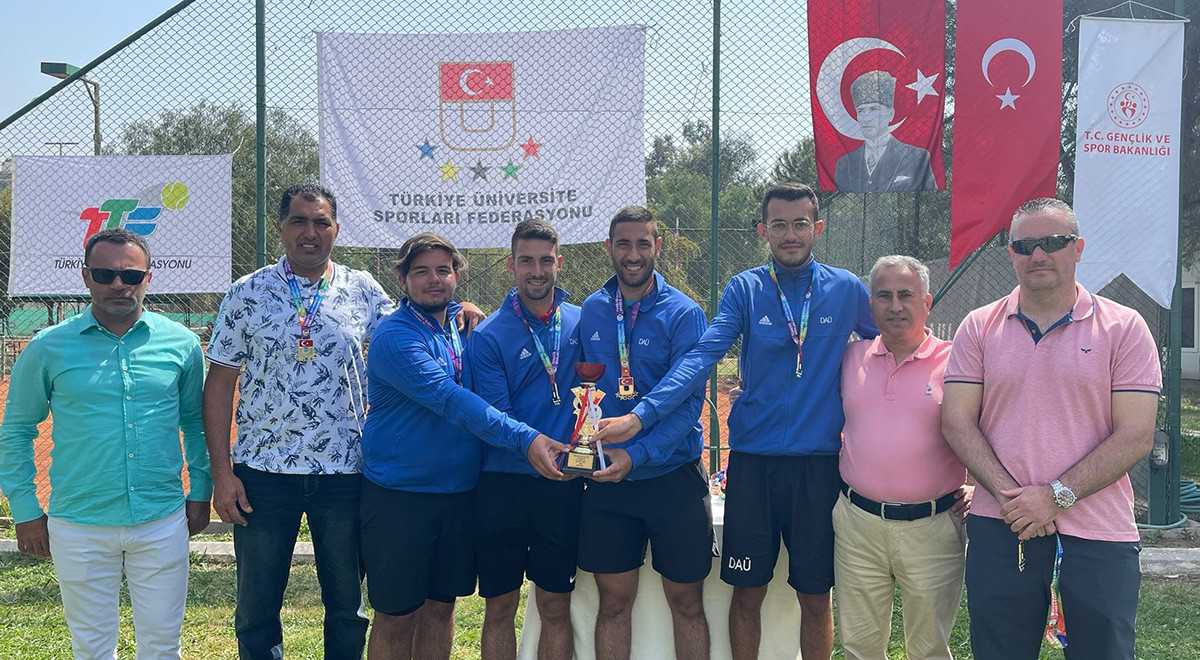 EMU Men's Tennis Team Becomes the Champion of the Turkish Universities 1st League