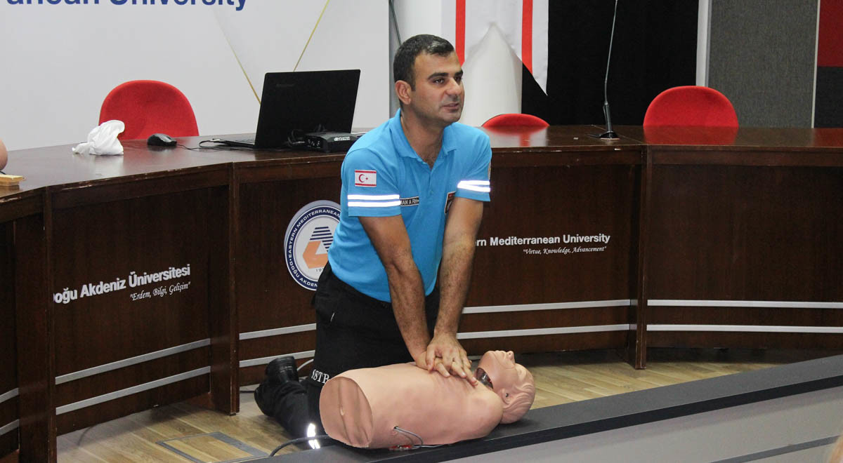 First Aid, Emergency Response and Fire Fighting Training Given at EMU Tourism Faculty