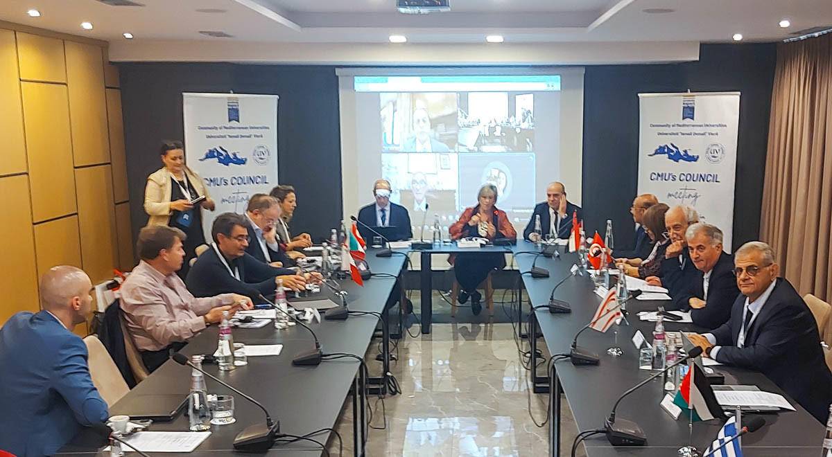 EMU Faculty Member Prof. Dr. Necdet Osam Attends the Annual General Assembly Meeting of Community of Mediterranean Universities