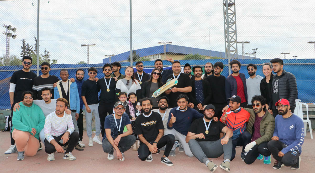 DAÜ Pakistan Öğrenci Topluluğu Yıllık Kriket Turnuvası’nı Düzenledi