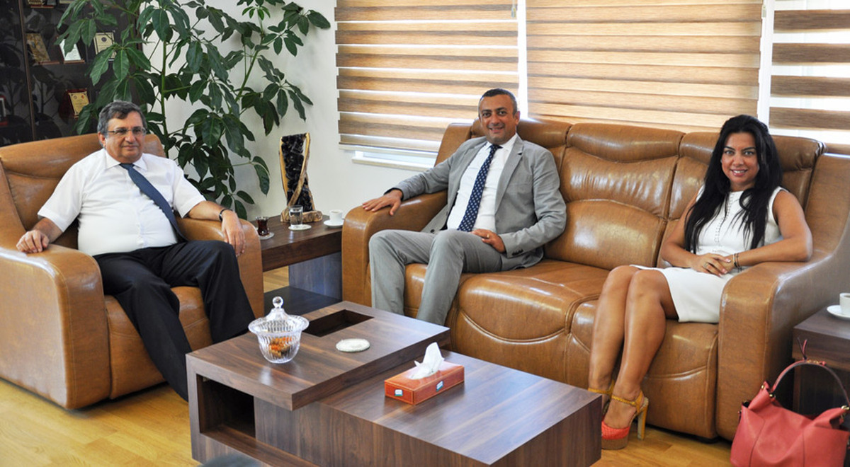 North Cyprus Turkcell Representatives Visited EMU Rector Prof. Dr. Öztoprak