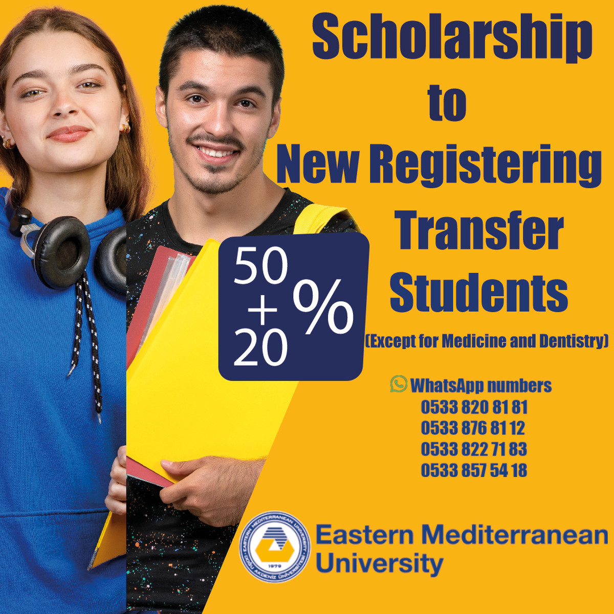Scholarships to New Registering Transfer Students
