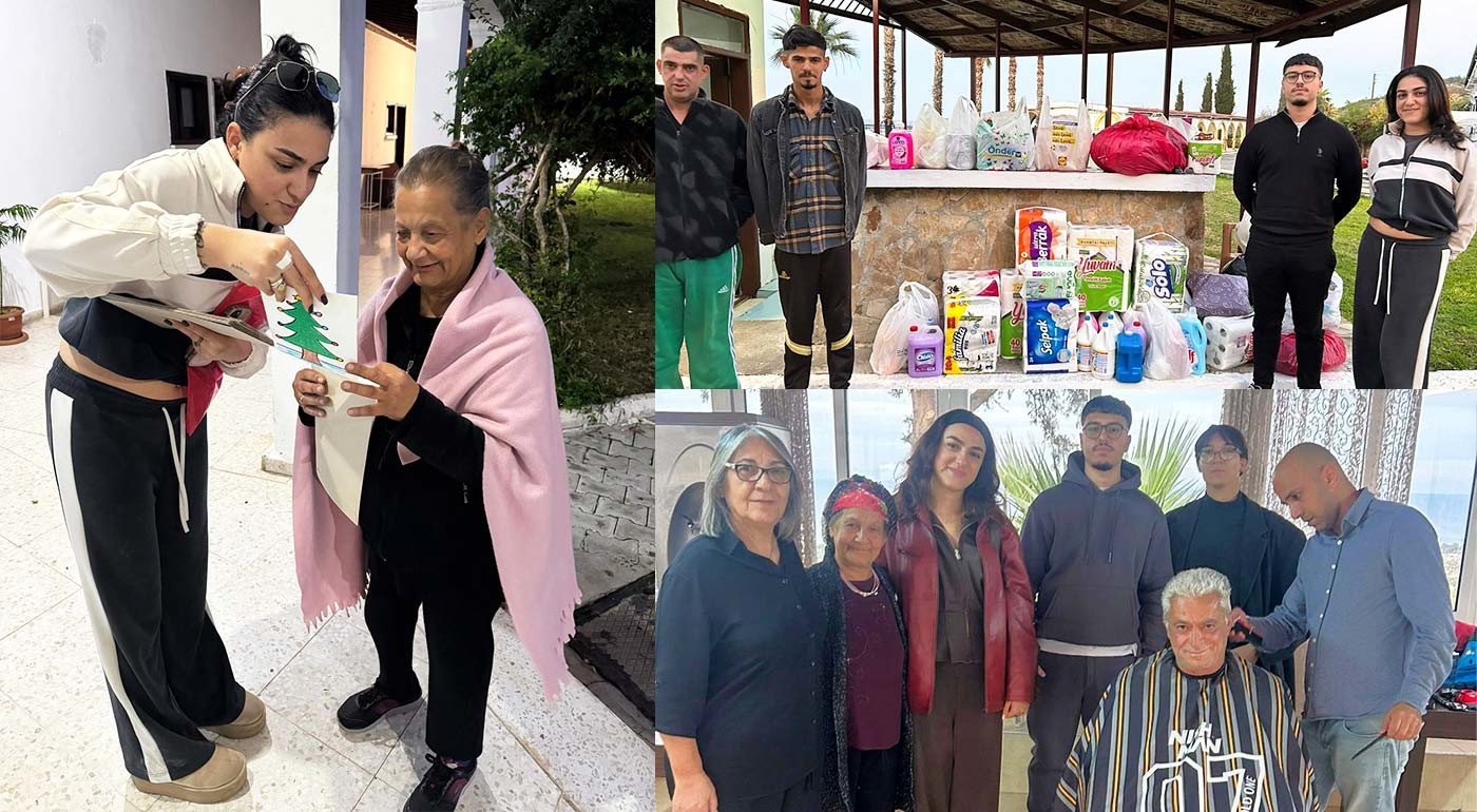 EMU Public Relations and Advertising Department Students Carry Out a Social Responsibility Project at Lapta Senior Center