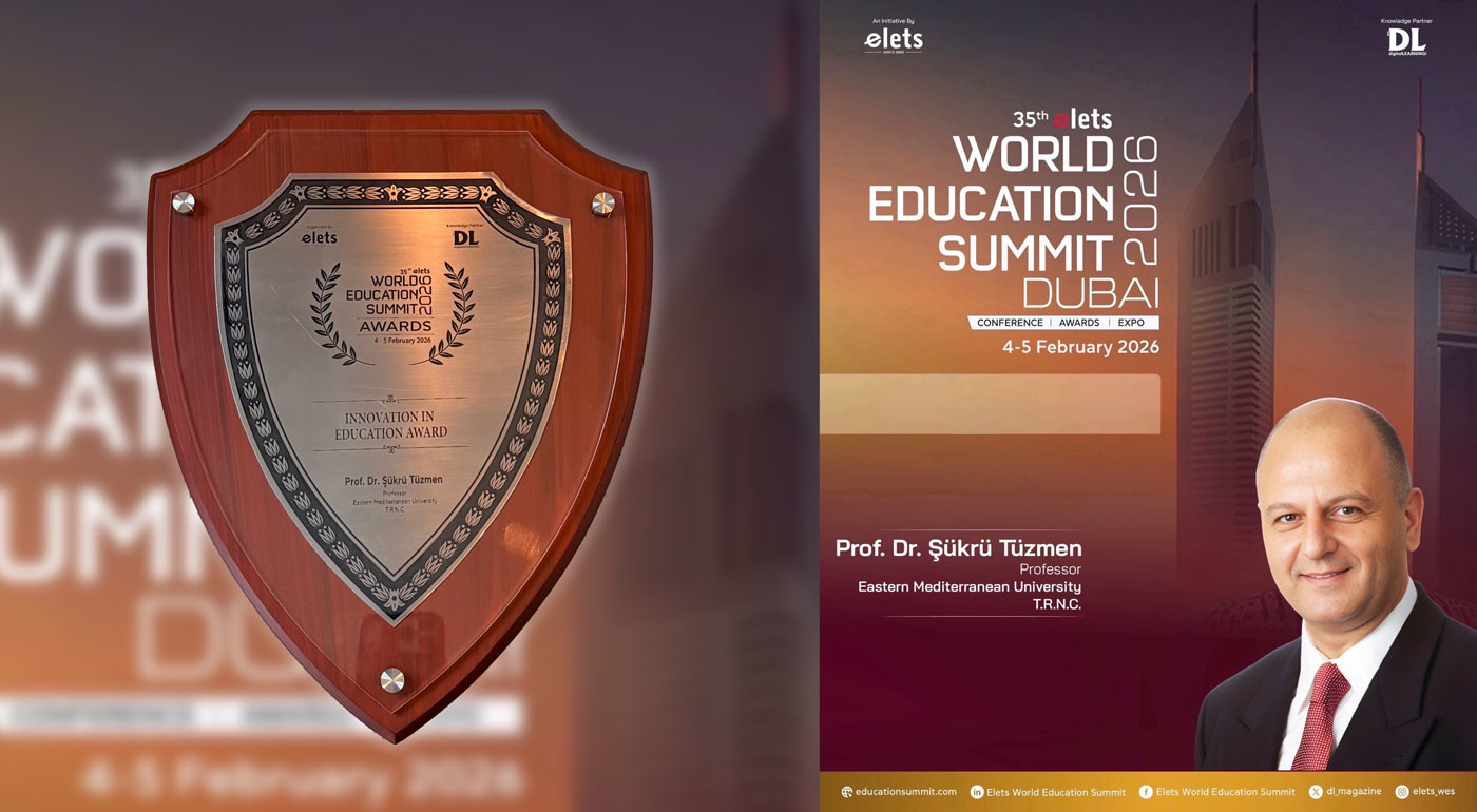 EMU Academic Prof. Dr. Şükrü Tüzmen Receives “Innovation in Education Award”