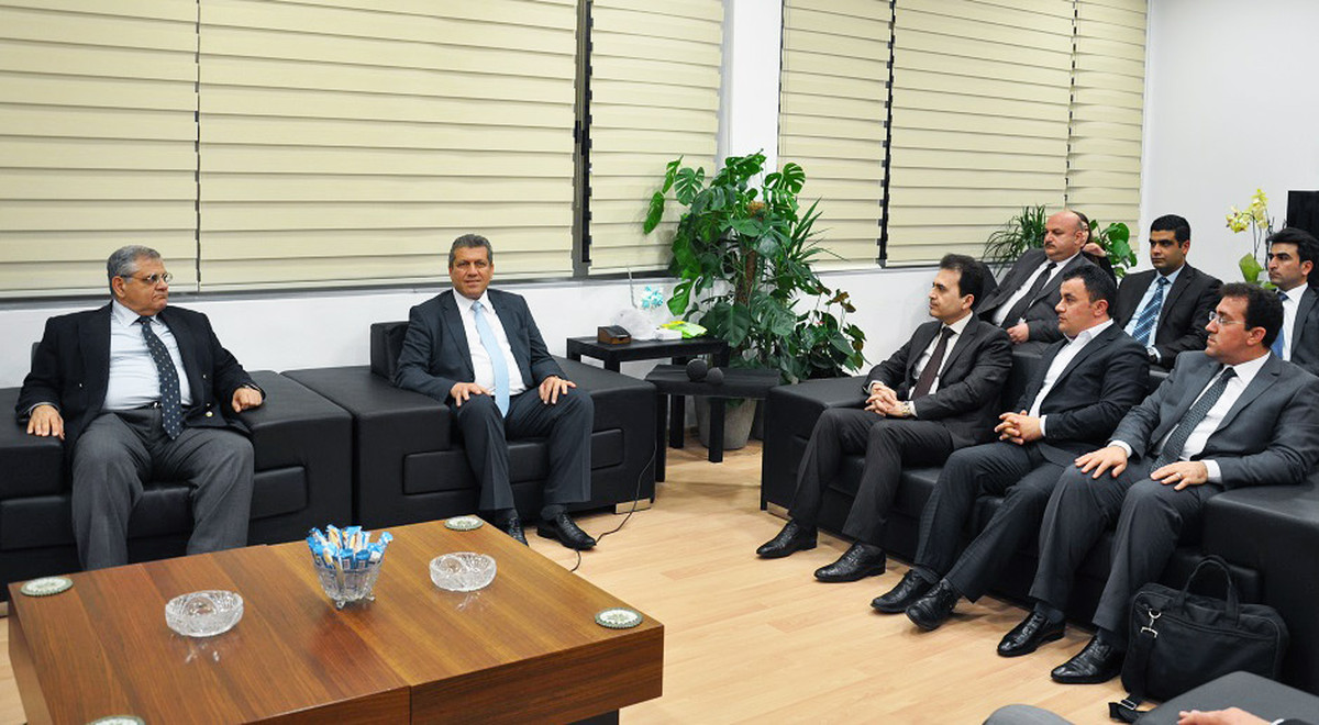 Northern Iraq Regional Government Higher Education Minister Dr. Pishtiwan Sadıq and His Team in EMU